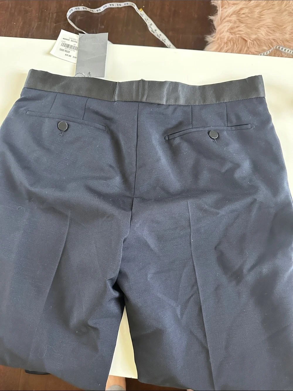 NWT Alexander Mcqueen  Tuxedo Trousers Sz 48